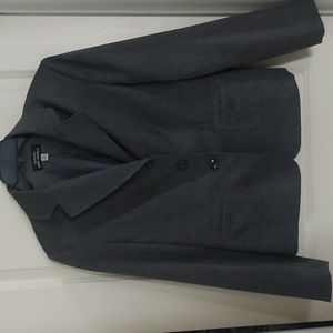 Giorgio Sant’ Angelo Gray Blazer Career Jacket